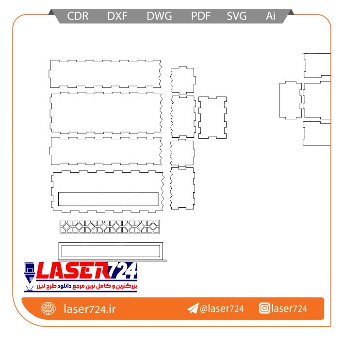 تصویر طرح جعبه ساعت و دستبند #2